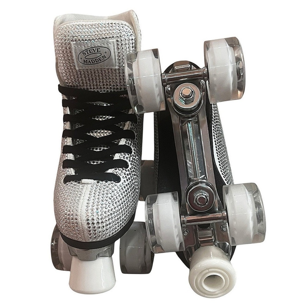 Steve Madden Woman SK8r Rhinestone Hightop Roller‎ Skates Size 6 - New w/o Box - Picture 12 of 16